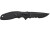 CRKT K800KKP Shenanigan  3.35" Folding Drop Point Veff Serrated Black Stonewashed 4116 Stainless Steel Blade/ Black GRN Handle Includes Pocket Clip - K800KKP - 794023980028