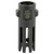Gemtech 12153 Quickmounts Flash Hider Black Steel with 5/8"-24 tpi Threads & 2.40" OAL for 7.62mm AR-Platform