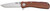 S.O.G SOGTWI17CP Twitch II 2.65" Folding Drop Point Plain Satin AUS-8A SS Blade Brown Rosewood Handle Includes Pocket Clip - SOGTWI17CP - 729857998758