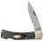 Old Timer 1135989 Heritage Series Bruin 50th Anniversary 2.80" Drop Point Plain D2 Steel Blade 3.70" Black Wood Laminate Handle - 1135989 - 661120106883