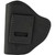 Uncle Mikes-leather(1791) UMIWB2MBLA Inside the Waistband  IWB Size 02 Matte Black Leather Belt Clip Fits Small Frame Revolver Right Hand - UMIWB2MBLA - 810102212313