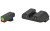 Glock OEM Night Sight Set Ameriglo .165 Front Sight Orange Outline - 47283 - 764503026324