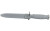 Glock KG039180 Field  7" Fixed Clip Point Plain/Saw Black High Carbon Steel Blade/ Gray Textured Trimond Polymer Handle Clamshell Packaging - KG039180 - 764503007125