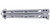 Kershaw 5150 Lucha  4.60" Butterfly Drop Point Plain Stonewashed 14C28N Steel Blade Bead Blasted Stainless Steel Handle - 5150 - 087171058412