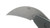 CRKT 4045 Provoke  Compact 2.26" Folding Hawkbill Plain Stonewashed D2 Steel Blade, Stonewashed Aluminum Handle, Includes Pocket Clip - 4045 - 794023404500