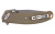 CRKT 2471 Butte  3.36" Folding Plain Stonewashed D2 Steel Blade/OD Green G10 Handle Includes Pocket Clip - 2471 - 794023247107