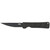 CRKT 2906 Otanashi noh Ken 4.52" Folding Clip Point Plain Black Matte Baked-On Anti Rust AUS-8A SS Blade/ Black Textured G10/SS Handle Includes Pocket Clip