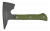 CRKT 2726 Jenny Wren Compact 2.59" Tomahawk w/Spike Plain SK-5 Steel Blade, Green GRN Handle, 10.06" OAL, Includes Sheath - 2726 - 794023272604