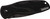 Kershaw 1670BLKST Blur  3.40" Folding Drop Point w/Recurve Part Serrated Black DLC 14C28N Steel Blade Black Anodized Aluminum Handle Includes Pocket Clip - 1670BLKST - 087171167107