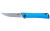 CRKT 7540 Kalbi  EDC 3.28" Folding Upswept Plain Satin 440 Acuto SS Blade, Blue Crosshatch Textured Aluminum Handle - 7540 - 794023754001