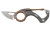 CRKT Compano Carabiner Folding Knife 1 2/5" Blade Silver - 9082 - 794023908206