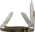 ABKT Roper Stockman Laredo Knife 3 Blades Stag/Wood