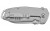 CRKT 2492 SQUID Assisted 2.37" Folding Drop Point Plain Bead Blasted 8Cr14MoV SS Blade/Stonewashed 2Cr13 Stainless Handle Includes Pocket Clip