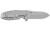 CRKT 2492 SQUID Assisted 2.37" Folding Drop Point Plain Bead Blasted 8Cr14MoV SS Blade/Stonewashed 2Cr13 Stainless Handle Includes Pocket Clip - 2492 - 794023249224