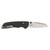 Hogue Deka Manual Folder Knife 3 1/4" Wharncliffe Blade Black and Silver
