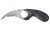 CRKT 2511 Bear Claw  2.39" Fixed Hawkbill Veff Serrated Stonewashed AUS-8A SS Blade, Black Textured GRN Handle - 2511 - 794023251104