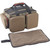 Allen 8305 Eliminator Rangemaster Tan Range Bag w/Pistol Rug, Multiple Exterior Pockets,  Rigid Bottom w/Feet For Stability - 8305 - 026509008866