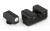 Truglo Tritium Pro High White Outline Front Post Green Rear Sights Glock Fits 20 21 29 30 31 32 - TG231G2W - 788130023778