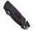 S.O.G SOGFF25CP Escape  3.40" Folding Clip Point Part Serrated Black Hardcased 9Cr18MoV SS Blade Black Anodized Aluminum Handle Includes Belt Clip - SOGFF25CP - 729857996631