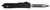 Templar Knife MMDG131 Maiden Gloss Gen II Slim 3.43" OTF Dagger Plain Black Oxide Stonewashed 440C SS Blade/5.05" Black Gloss Aluminum Handle Features Glass Breaker Includes Pocket Clip/Sheath - MMDG131 - 093674804784