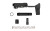 SB Tactical Hbpdw 3 Position Adjustable Pdw Brace Ar 5.56 300Blk Tube Included - HBAR01SB - 699618783186
