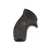 Pachmayr 03254 Compact Grip Checkered Black Rubber for S&W J Frame with Round Butt