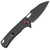 CobraTec Knives CTWOLVERINEGRN Wolverine  3.13" OTF Drop Point Plain Black TiCN D2 Steel Blade, 4.25" Black Textured G10 Handle - CTWOLVERINEBLK - 099654044812