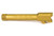 Faxon Firearms Glock 19 Fluted 416R Barrel TiN Gold Threaded 1/2x28 Gen1-5