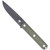 CobraTec Knives CTOWODGDNS Outdoor Warrior 4.50" Fixed Drop Point Plain Stonewashed D2 Steel Blade, 4.75" OD Green Textured G10 Scales Handle - CTOWODGDNS - 099654046458