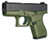 Glock G43 9mm Luger 3.4in 6rd OD Green