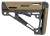 Hogue Overmolded Collapsible Buttstock Tan for Ar-15 M16 M4 - 15350 - 743108153505