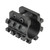 NcStar 12ga Shotgun Tri Rail Weaver Style Mount 1in Mag Tube Aluminum