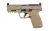 Smith & Wesson 13572 M&P M2.0  Compact 9mm Luger 15+1, 4" Stainless Steel Barrel & Optic Cut/Serrated Stainless Steel Slide, Flat Dark Earth Polymer Frame w/Picatinny Rail - 13572 - 022188889574