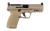 Smith & Wesson 13572 M&P M2.0  Compact 9mm Luger 15+1, 4" Stainless Steel Barrel & Optic Cut/Serrated Stainless Steel Slide, Flat Dark Earth Polymer Frame w/Picatinny Rail - 13572 - 022188889574