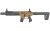 Sig Sauer Airguns AIRMCXCANEBRAKE MCX Canebrake Air  CO2 (Not Included) 177 Pellet 30rd, FDE Metal Rec, Removable Fixed Black Synthetic Stock, Flat Trigger, Flip-Up Sights - AIRMCXCANEBRAKE - 798681642717