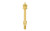 Pro-Shot J338B Jag  .338 Cal Rifle #8-32 Thread Spear Tip Brass - J338B - 709779300082