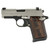 Sig Sauer P938 Two-Tone 9mm 3" 6/7 Rounds Stainless Bead Blast Slide Hogue Walnut Grip