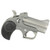 Bond Arms BARW Rowdy  410/45 Colt (LC) Derringer 3" 2 Black Rubber Grip Polished Stainless Steel Frame - BARW - 855959009983