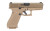 Glock PX1950703 G19X  Compact 9mm Luger 19+1 4.02" Black GMB Barrel, Coyote nPVD Serrated Slide, Coyote Brown Polymer Frame w/Accessory Rail, Coyote Brown Textured Polymer Grip, Ambidextrous - PX1950703 - 764503026911