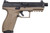 IWI MASADA Optics Ready Pistol - FDE | 9mm | 4.6" Barrel | 17rd - M9ORP17TFD - 818004021958
