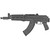 Zastava ZPAP92 AK-47 Pistol BULDGED TRUNNION 1.5MM RECEIVER - Stained Wood Handguard | 7.62x39 | 10" Chrome Lined Barrel | Booster Brake | Rear Trunnion Picatinny Rail - ZP92762PAM - 685757098199