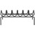 Past 222210 LockDown 6 Gun Handgun Rack Black - 222210 - 661120222101