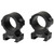 Warne V615M Horizontal Rings Vapor Matte Black 30mm High 0 MOA