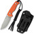 CIVIVI Timberbark FIXED Orange G10 Handle (3.2"" Satin Finished 14C28N Blade) C23094-2, With 1PC Black Lanyard, Black Kydex Sheath & T-Clip - C23094-2 - 724065713261