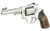 Ruger 5765 SP101  22 LR 8rd 4.20" Satin Stainless Steel Barrel, Cylinder & Frame, Black Rubber w/Wood Insert Grip, Transfer Bar Safety, Exposed Hammer - 5765 - 736676057658