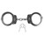 Uzi Accessories UZIHCCS Handcuffs Chain Silver Stainless Steel Includes 2 Keys - UZIHCCS - 024718900056