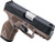 Taurus GX2 Pistol 9mm 3.38 in 10 Rounds Brown Frame/Black Slide - 1-GX2931B-10 - 725327637028
