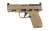 Smith & Wesson 13573 M&P M2.0  Compact 9mm Luger 15+1 4" Stainless Steel Barrel & Optic Cut/Serrated Stainless Steel Slide, Flat Dark Earth Polymer Frame w/Picatinny Rail - 13573 - 022188889635