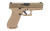 Glock PX1950701 G19X  Compact 9mm Luger 10+1 4.02" Black GMB Barrel, Coyote nPVD Serrated Slide, Coyote Brown Polymer Frame w/Accessory Rail, Coyote Brown Textured Polymer Grip Ambidextrous - PX1950701 - 764503028816