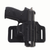Galco TS800B TacSlide  OWB Black Kydex/Leather Belt Slide Fits Glock 43/Springfield Hellcat/S&W M&P Shield EZ Right Hand